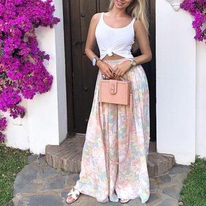 Zara Multicolored Floral Pants